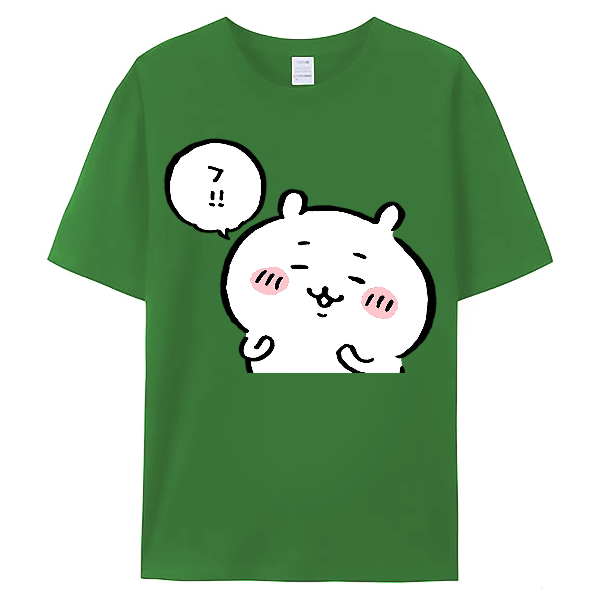 （画像用） ちいかわ ちいかわ Chii-kawa chiikawa レディースカジュアルプリントTシャツ（綿100％）